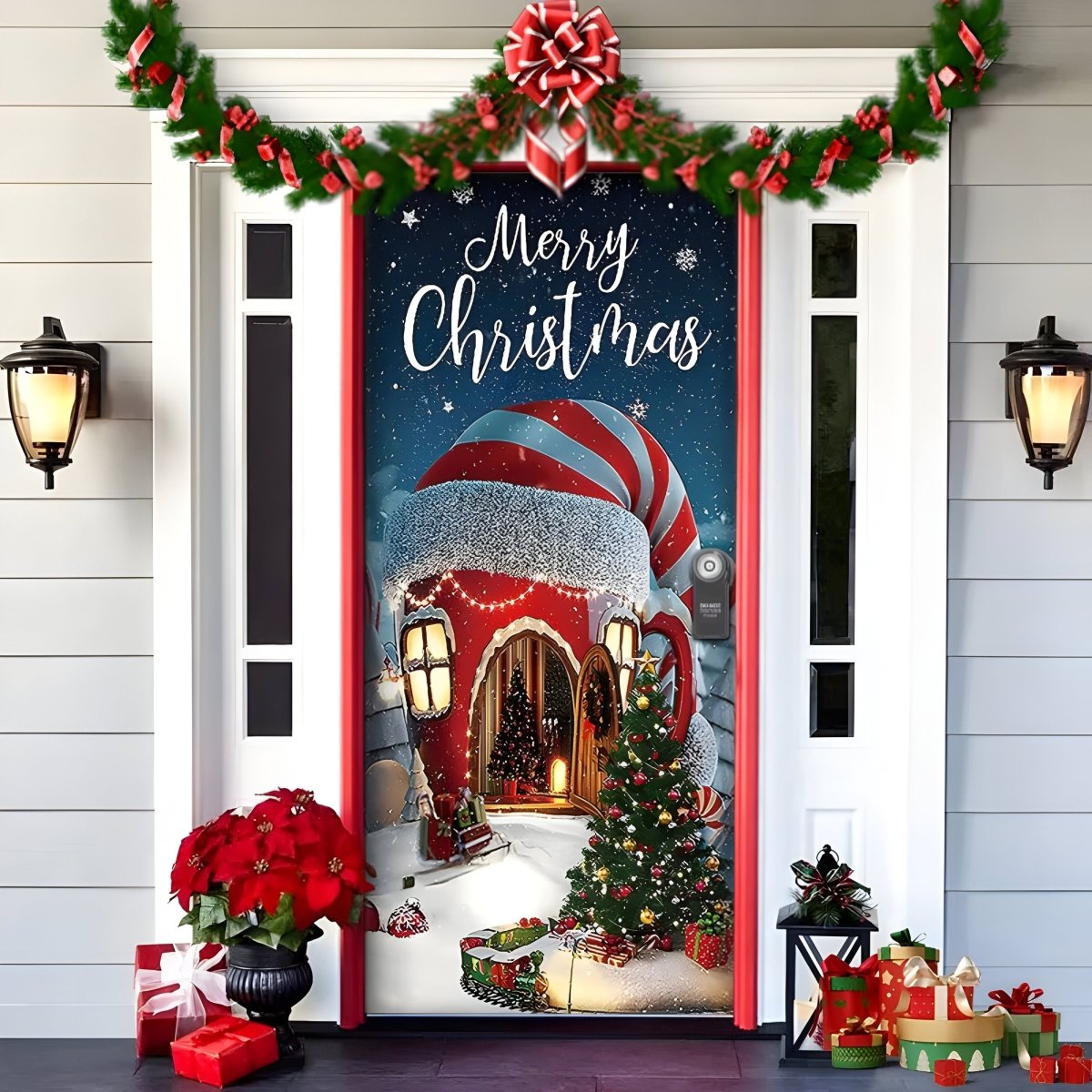 HolidayGlow™ Kerst Achtergrond Banner – Creëer de Perfecte Feestelijke Sfeer