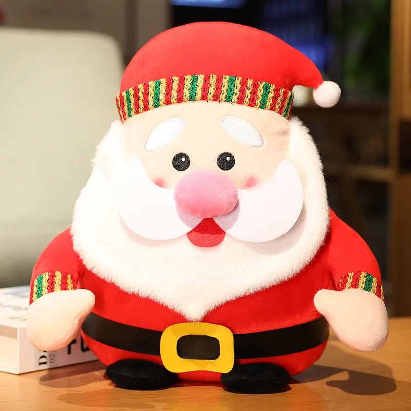 Schattige Kerstknuffels voor Kinderen | Zachte Pluche Kerstfiguren Cadeau