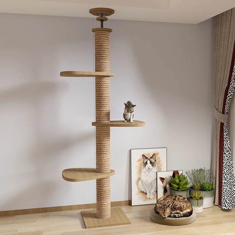 PurrPalace™ Kattenboom met Hangmat | Luxe Krabpaal voor Katten