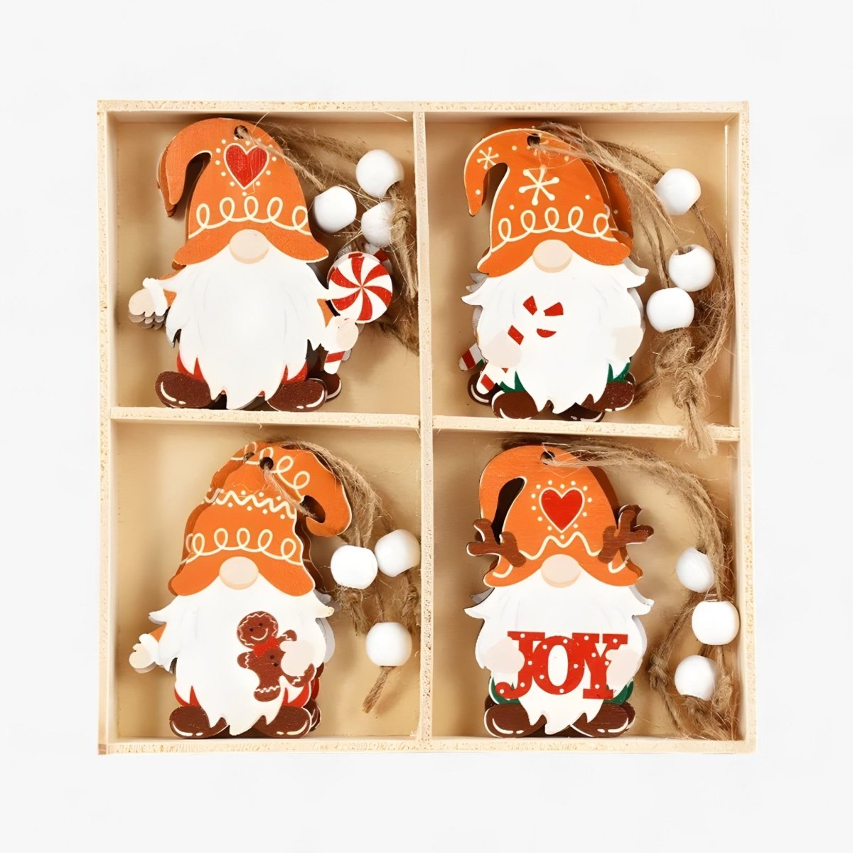 GingerJoy™ Kerstdecoratie – Charmante Gingerbread Man Versiering voor de Kerstboom