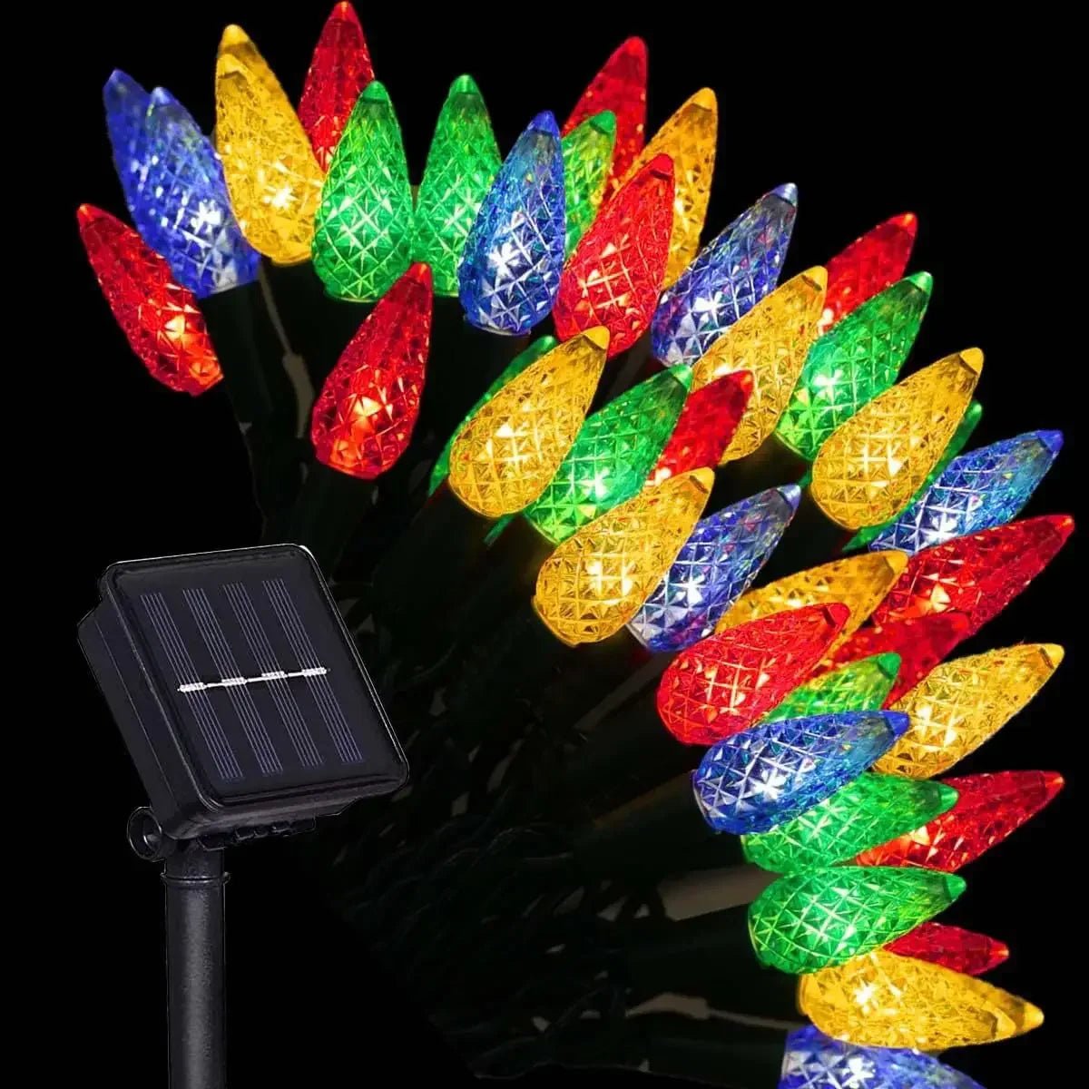 GlowBright™ Solar Kerstverlichting LED – Sfeervolle Solar Buitenverlichting voor de Feestdagen