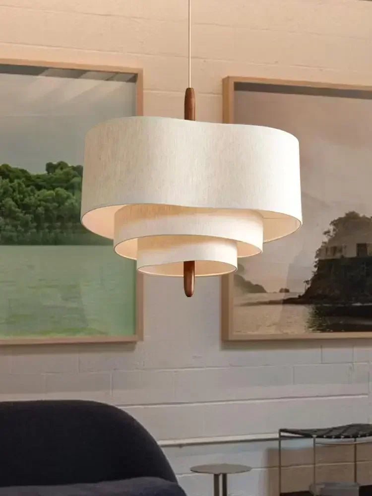 Wabi Sabi Led Kroonluchter | Japanse Stijl Plafondlamp voor Woonkamer & Keuken