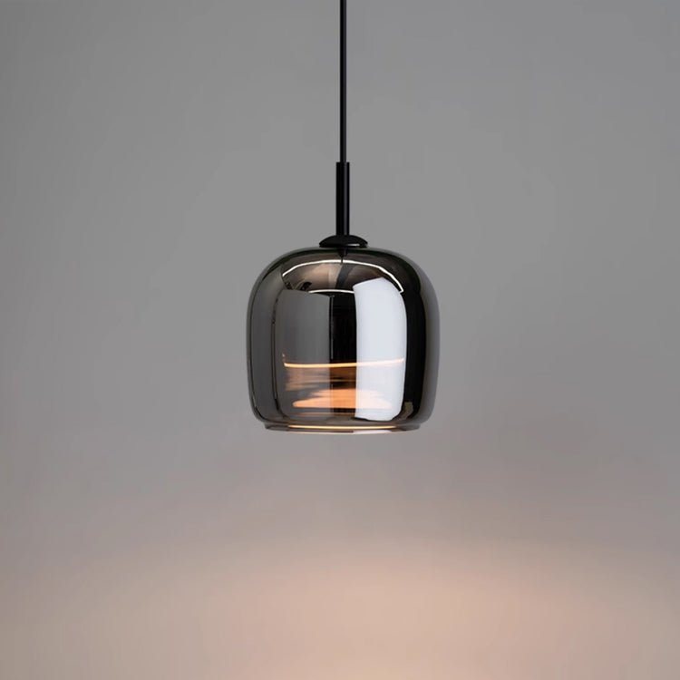 Norrska™ Zwarte Glazen Hanglamp - Scandinavische Minimalistische Plafondlamp