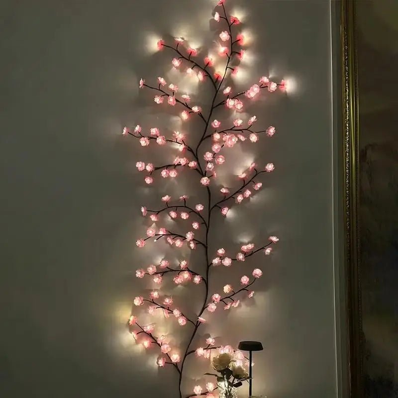 BlossomGlow™ Sakura LED Lichtslinger – LED Bloemenverlichting met 8 Lichtmodi