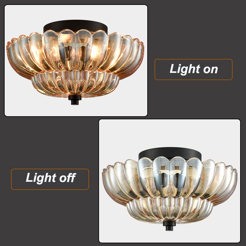 CoveGlow Vintage Plafondlamp voor Woonkamer en Hal