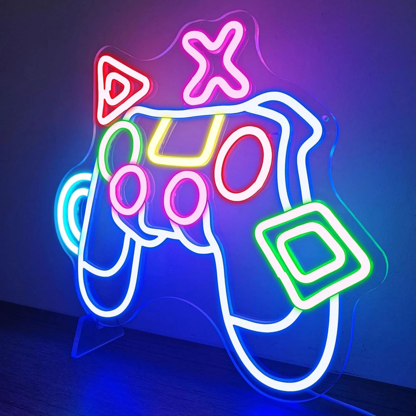 GamerGlow™ LED Gamepad Wandlamp | Neon Verlichting voor Gamekamers en Slaapkamers