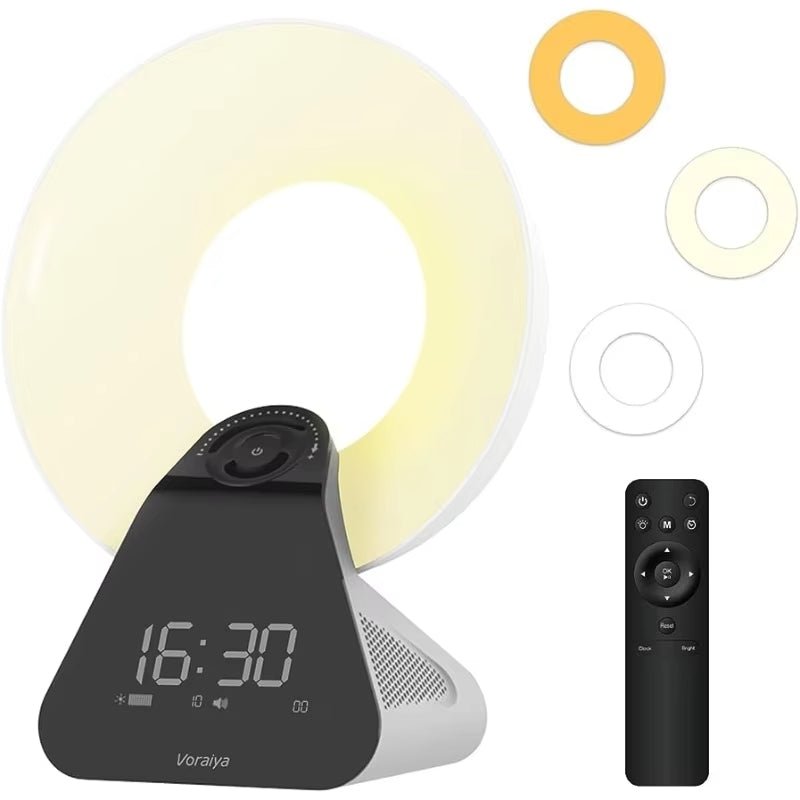 LumoRise Daglichtlamp – Wake-up Light met White Noise en Timer