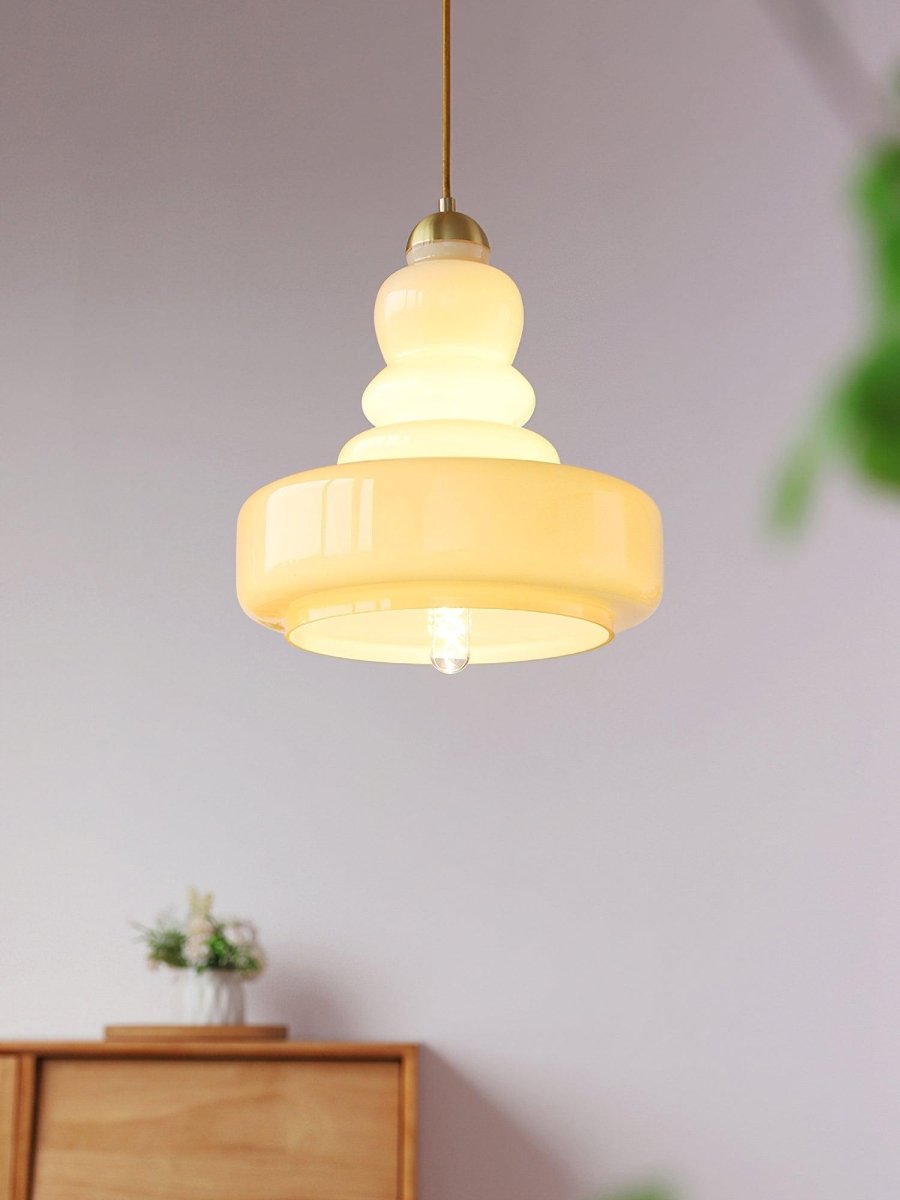 Retro Glazen Hanglamp Voor Eetkamer en Woonkamer