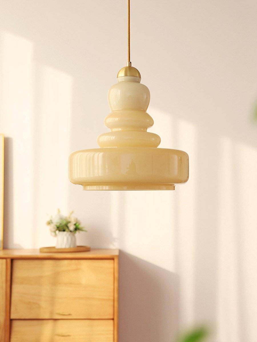 Retro Glazen Hanglamp Voor Eetkamer en Woonkamer