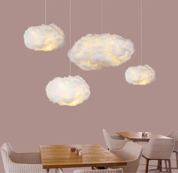 CloudGlow Plafondlamp - Unieke Wolkenlamp Voor Sfeervolle Verlichting