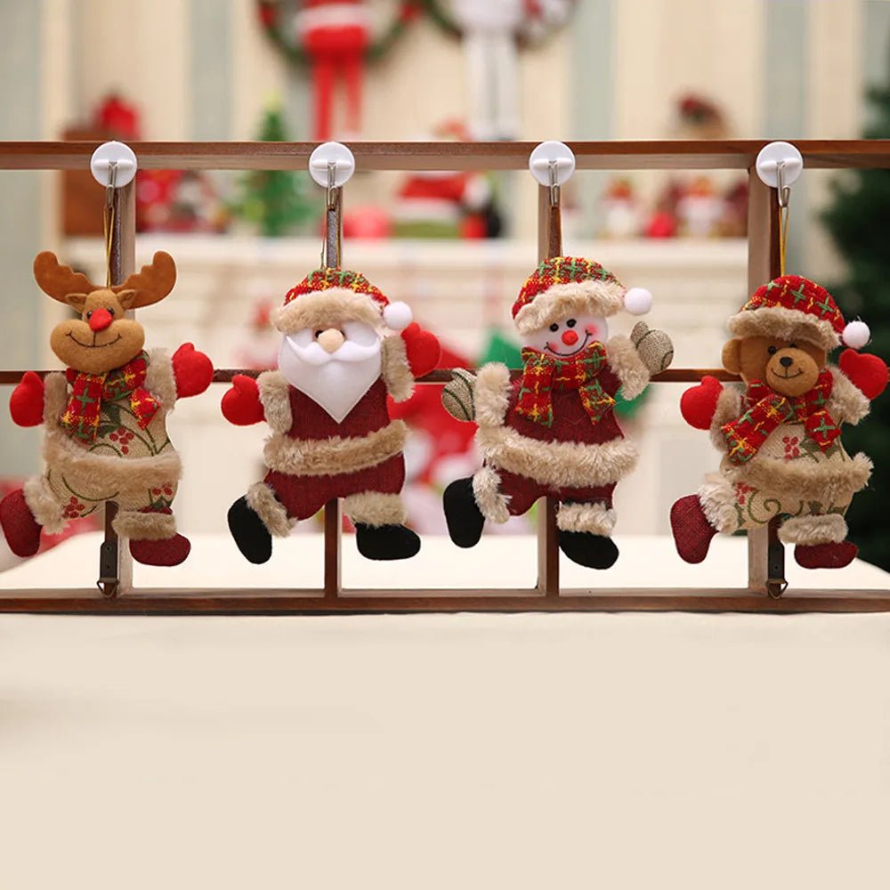 JollyOrnament™ Kerstman & Sneeuwman Set – Schattige Kerstornamenten voor Feestelijke Decoratie