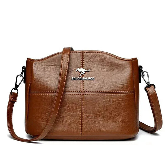 Sorella™ Leren Schoudertas voor Dames – Stijlvolle en Praktische Crossbody Bag