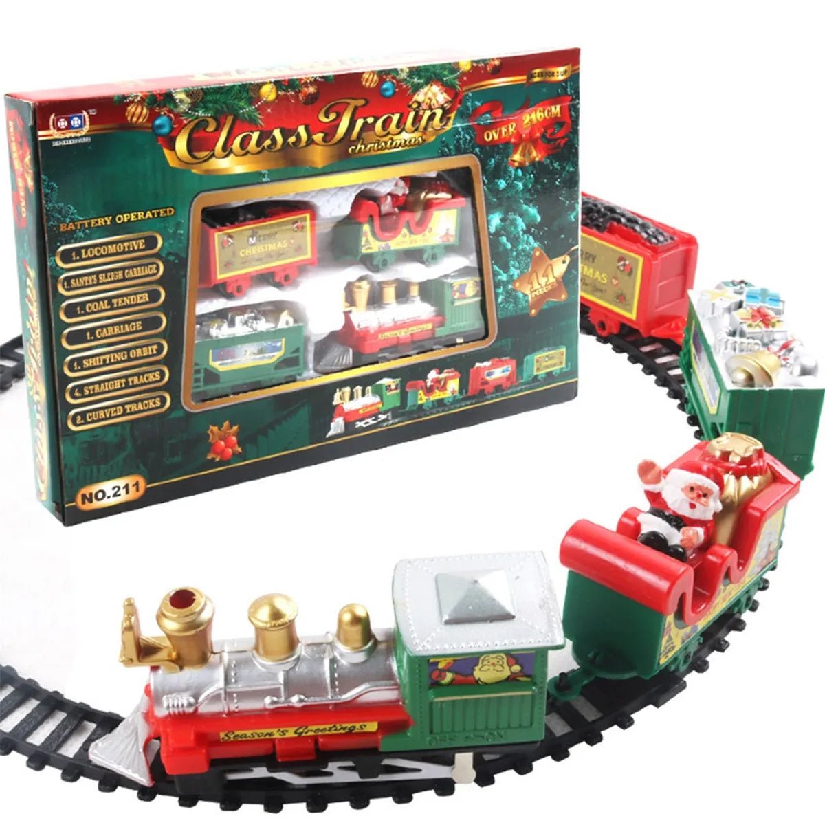 FestiRail™ Elektrische Trein | Magische Kersttrein voor Kerstboomdecoratie