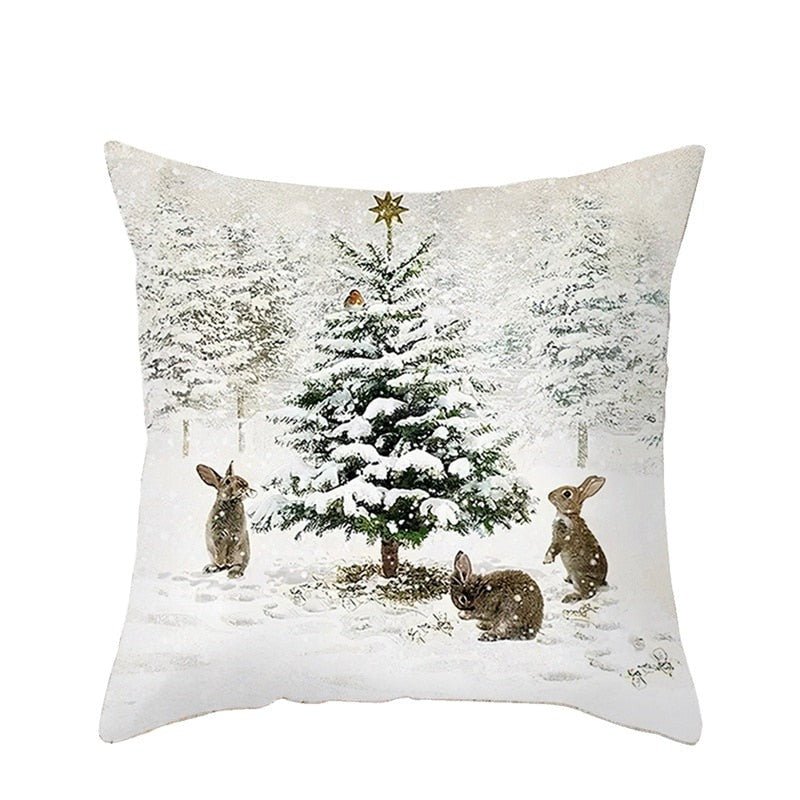 Kerst Kussenhoes – Sfeervolle 45x45 cm Kussenhoezen voor Kerstdecoratie