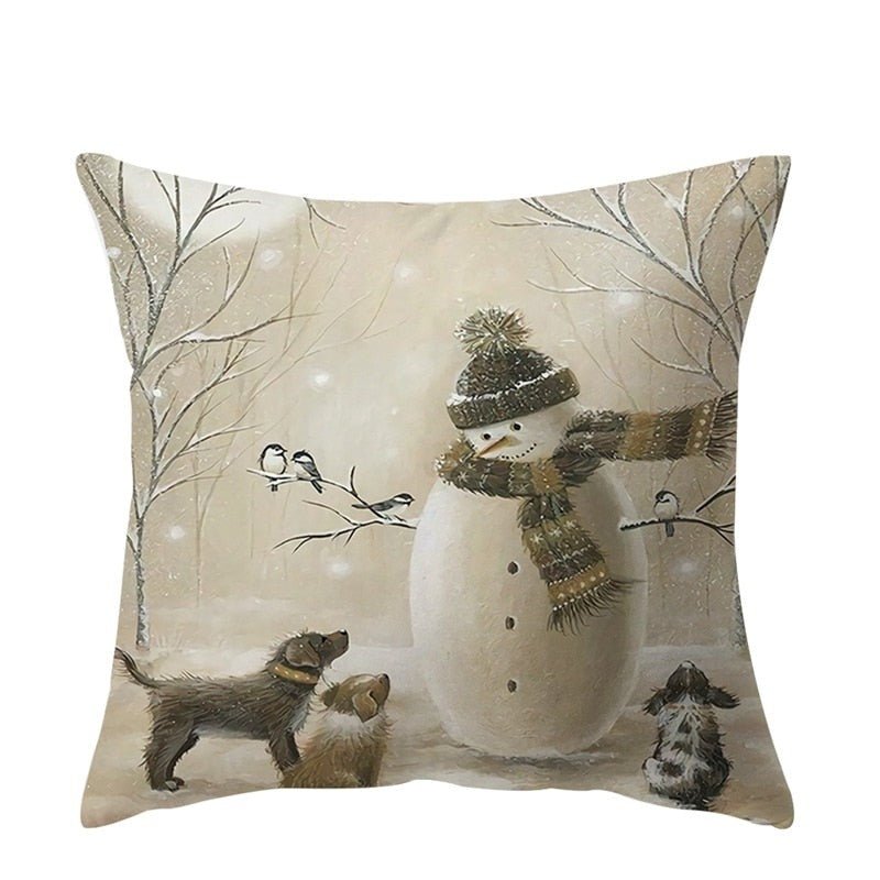 Kerst Kussenhoes – Sfeervolle 45x45 cm Kussenhoezen voor Kerstdecoratie