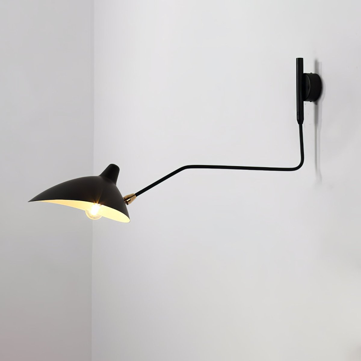 Serge Mouille Geïnspireerde Wandlamp - Verstelbare Industriële Sfeerverlichting