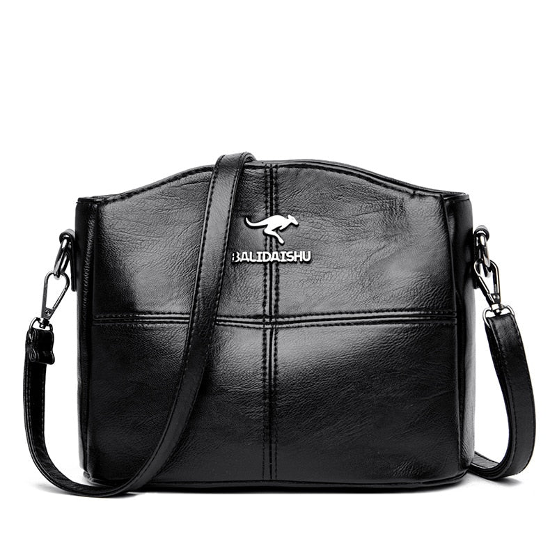 Sorella™ Leren Schoudertas voor Dames – Stijlvolle en Praktische Crossbody Bag