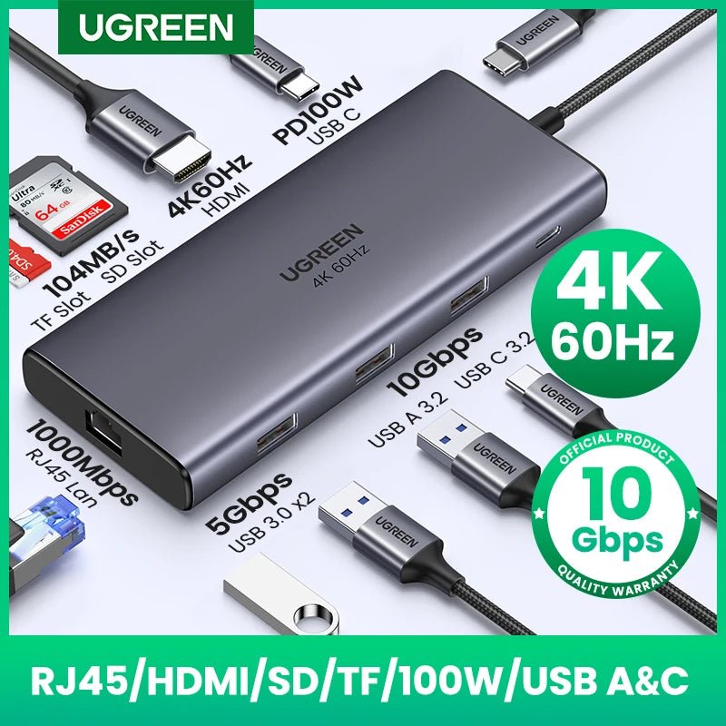 TechHub™ 10Gbps USB-C Hub