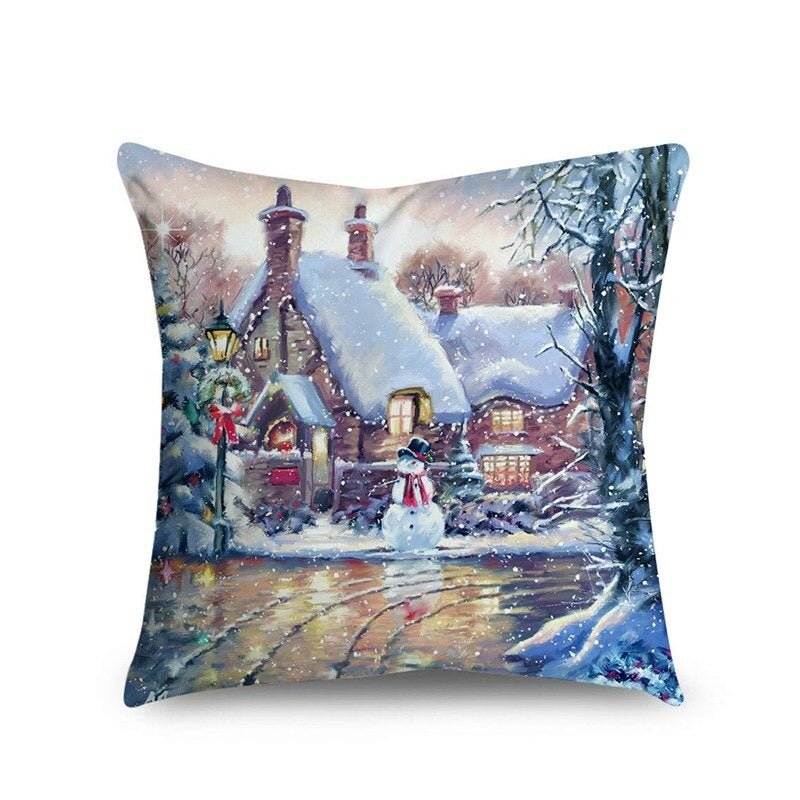 Kerst Kussenhoes – Sfeervolle 45x45 cm Kussenhoezen voor Kerstdecoratie