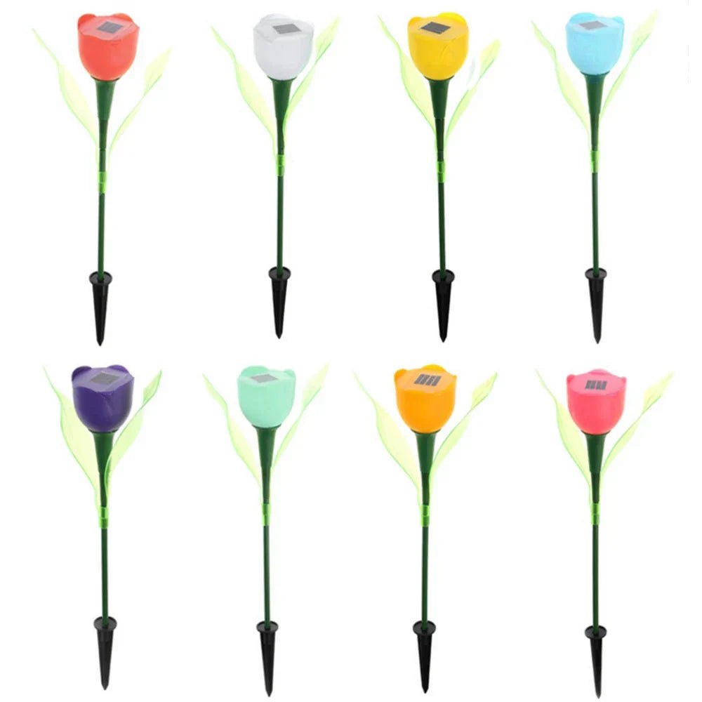 Solar Tulpen Bloemlampen voor Tuin - Kleurrijke Zonne-energie LED Tuinverlichting