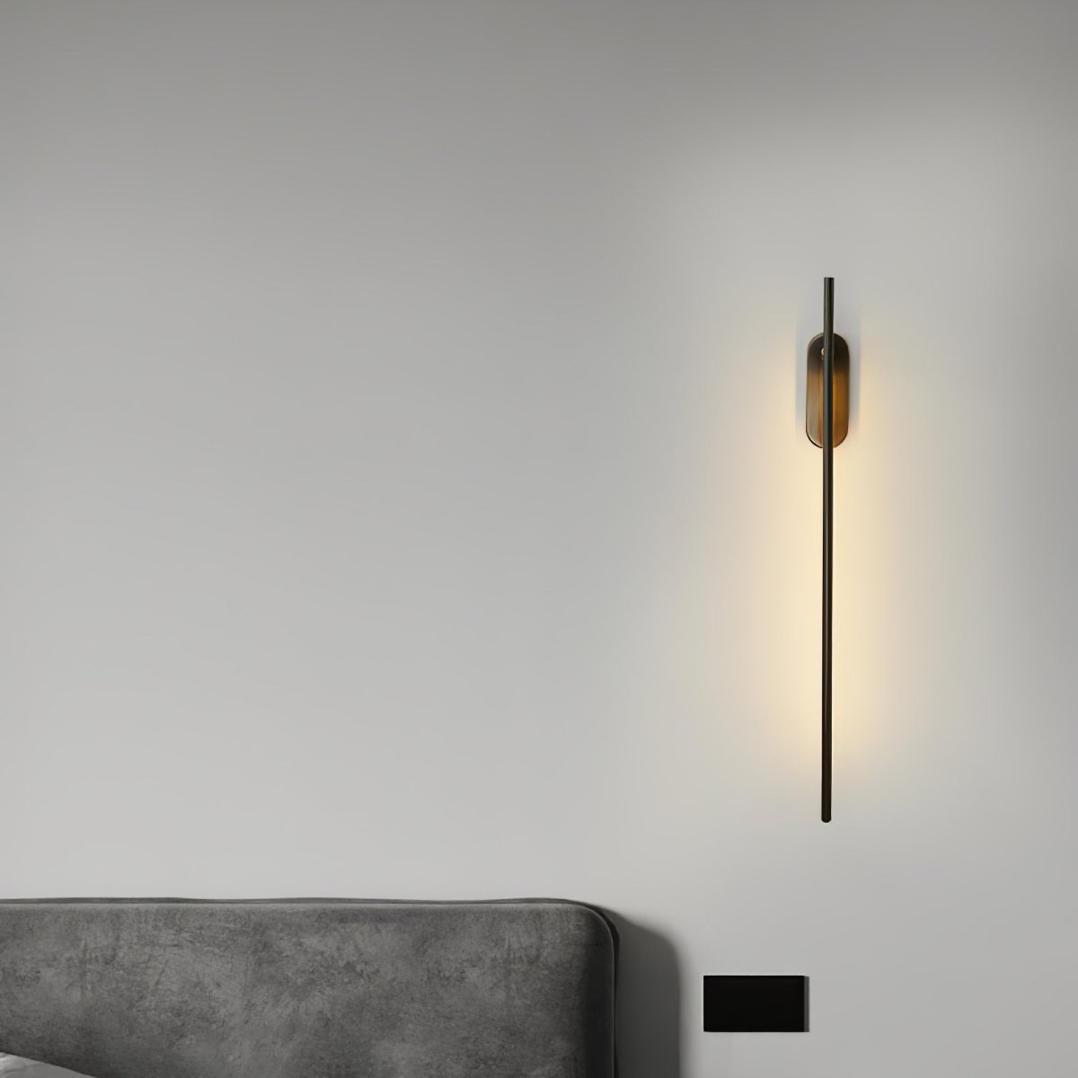 Minimalistische Goudkleurige Wandlamp - Verticale LED Sfeerverlichting voor Woonkamer en Hal