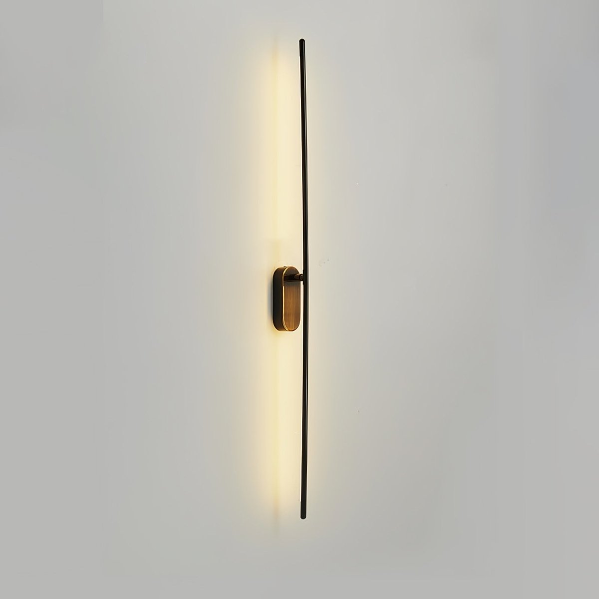 Minimalistische Goudkleurige Wandlamp - Verticale LED Sfeerverlichting voor Woonkamer en Hal