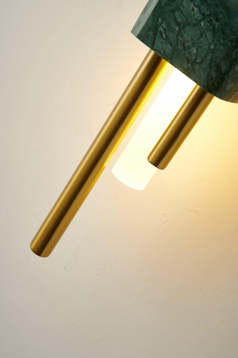 Moderne Wandlamp Met Marmer En Goud - Luxe Sfeerverlichting Voor Woonkamer en Hal