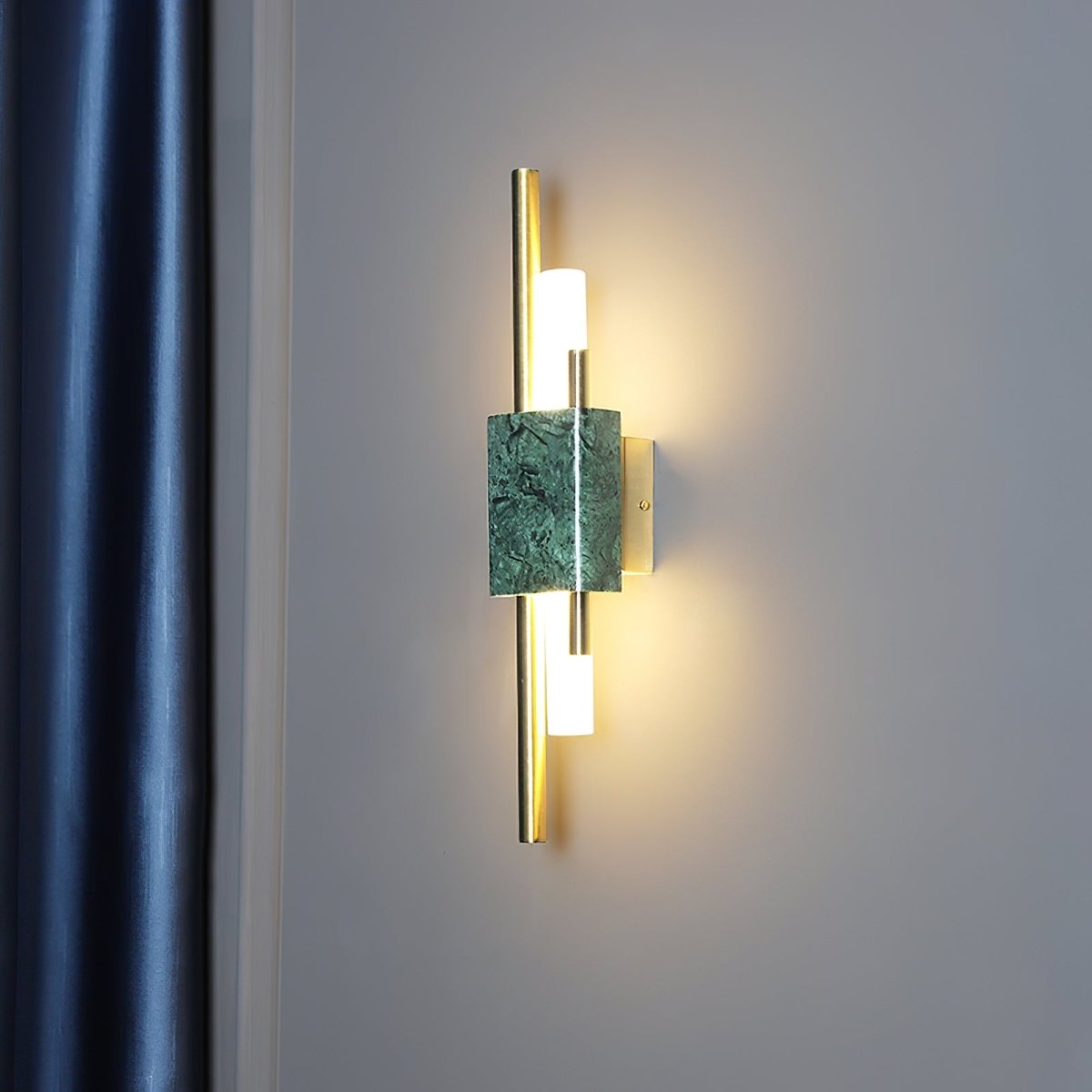 Moderne Wandlamp Met Marmer En Goud - Luxe Sfeerverlichting Voor Woonkamer en Hal