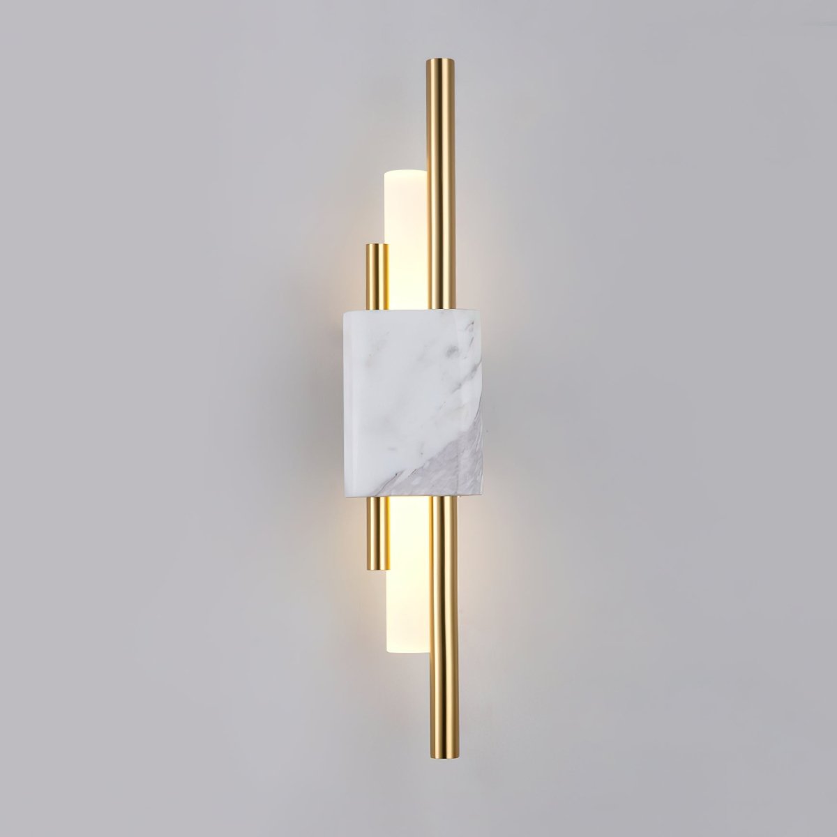 Moderne Wandlamp Met Marmer En Goud - Luxe Sfeerverlichting Voor Woonkamer en Hal