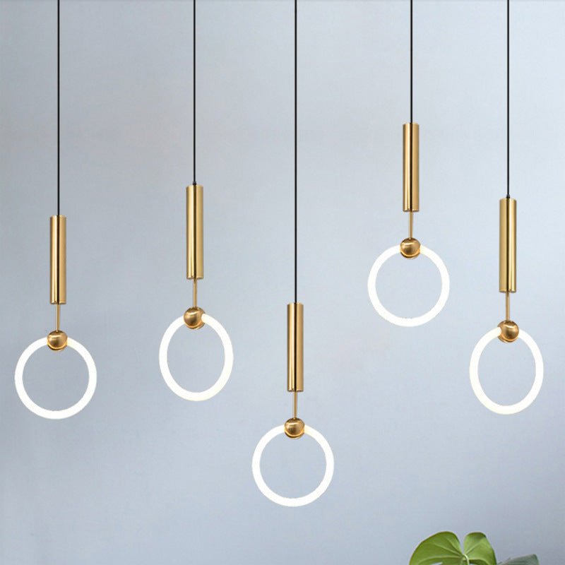 Moderne Ringvormige LED Hanglamp - Minimalistische Plafondverlichting voor Woonkamer en Slaapkamer