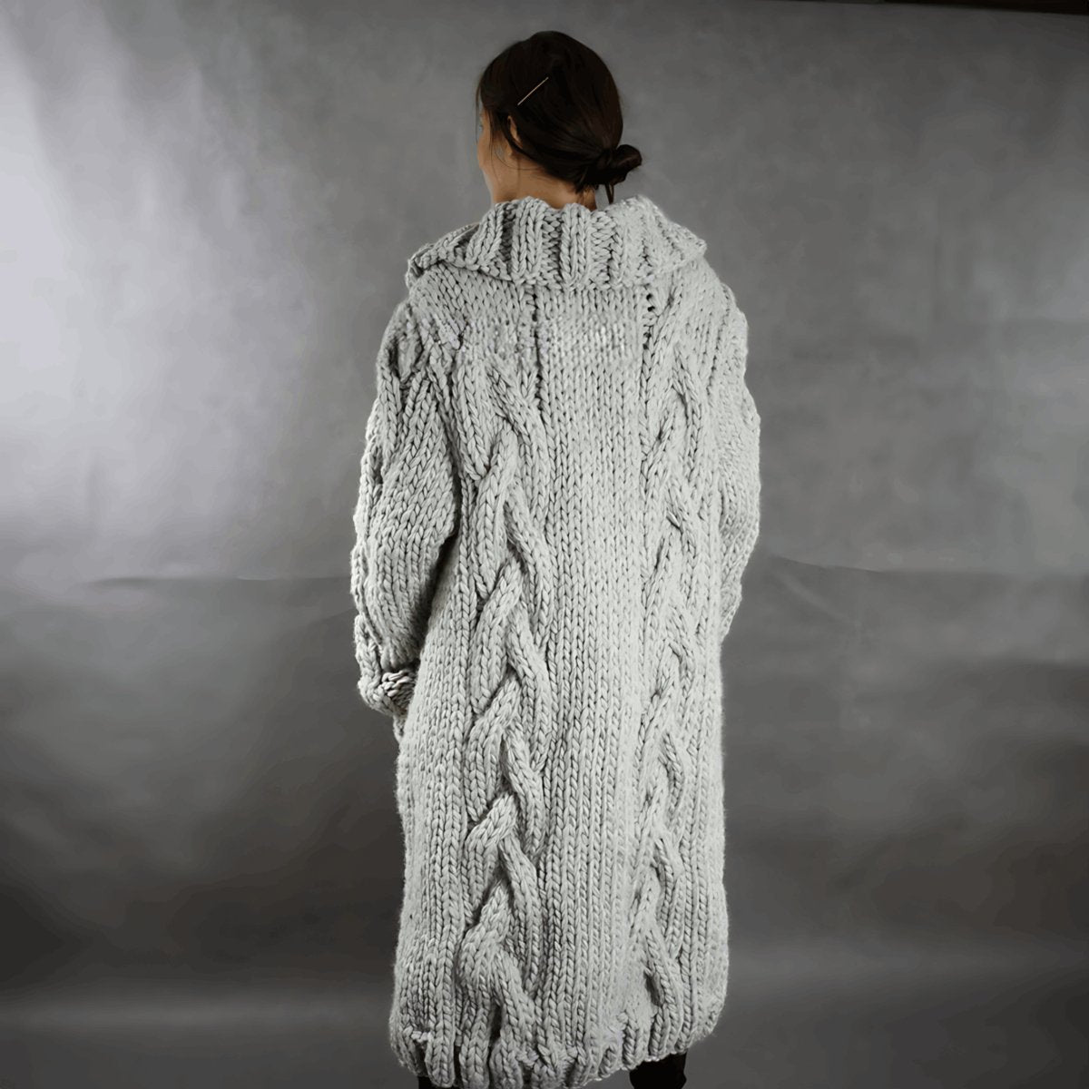 CozyKnit™ Gebreide Jas - Stijlvolle en Warme Damesjas Voor Koude Dagen