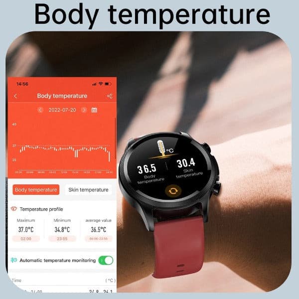 Smartwatch voor Bloedsuiker Meten zonder Prikken | Non-invasieve Glucosemeter