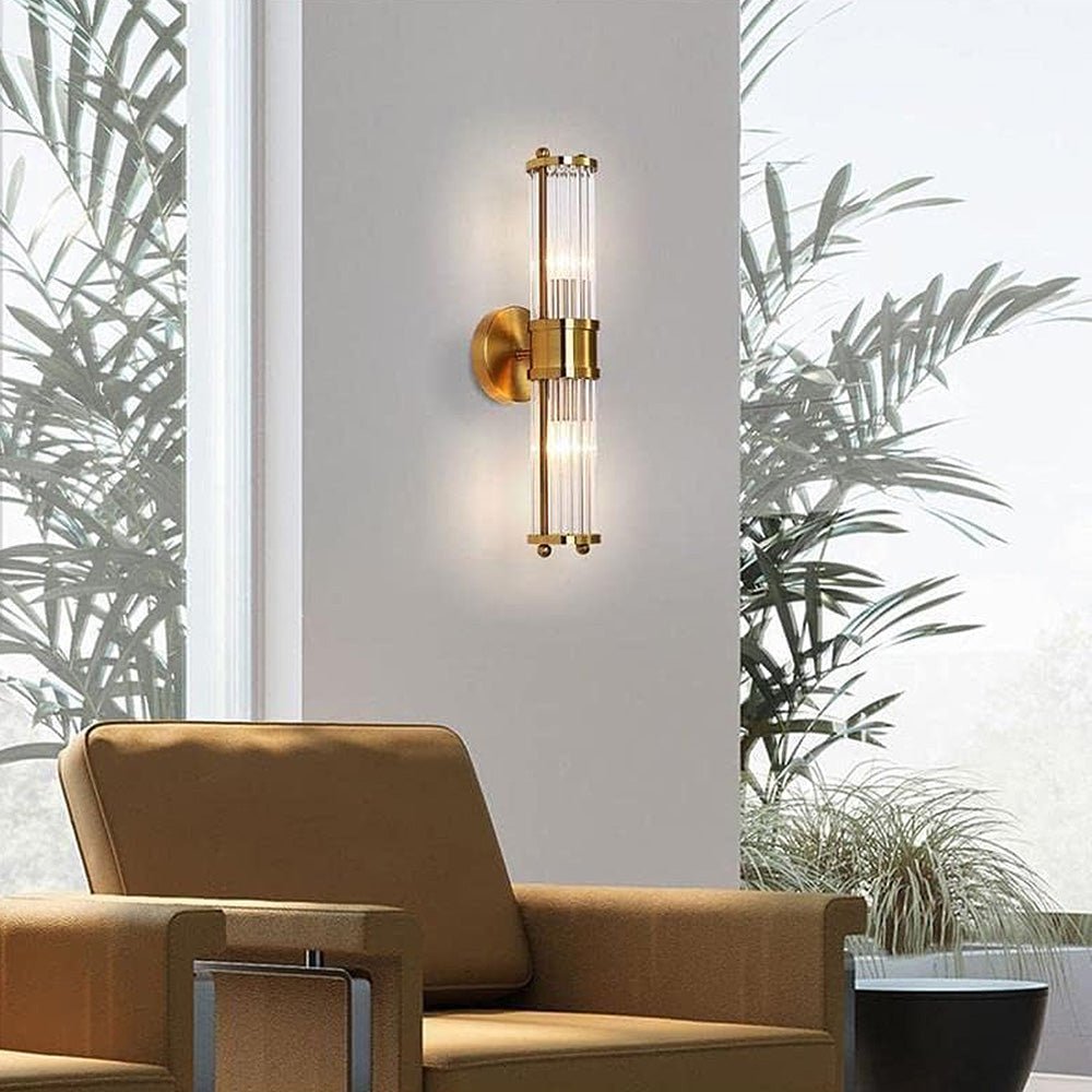 Luxe Gouden Wandlamp | Klassieke Verlichting Voor Badkamer en Woonkamer