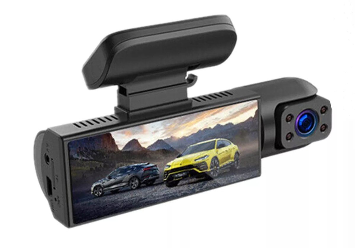 Dashcam 1080P met Dual Camera en G-Sensor | Parkeermodus en Bewegingsdetectie