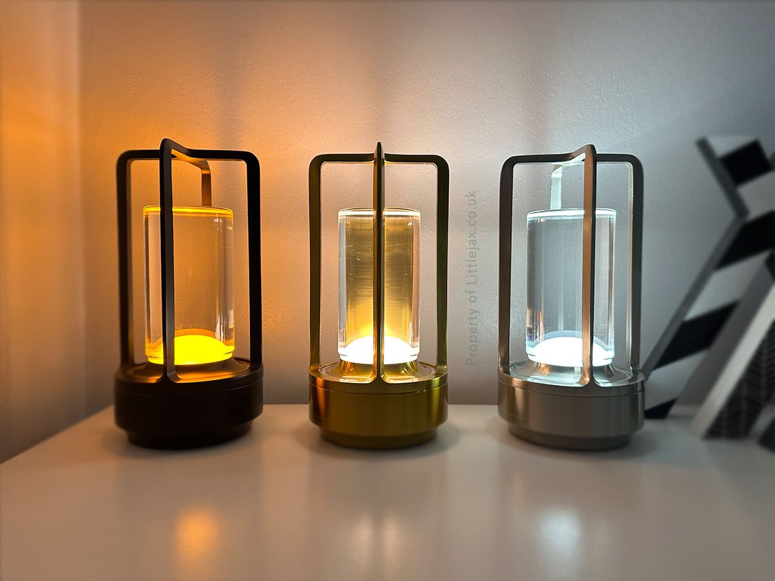 Lantrix Vintage Lantaarnlamp – Draadloze Oplaadbare Tafellamp 3 Lichtmodi Waterbestendig Ontwerp