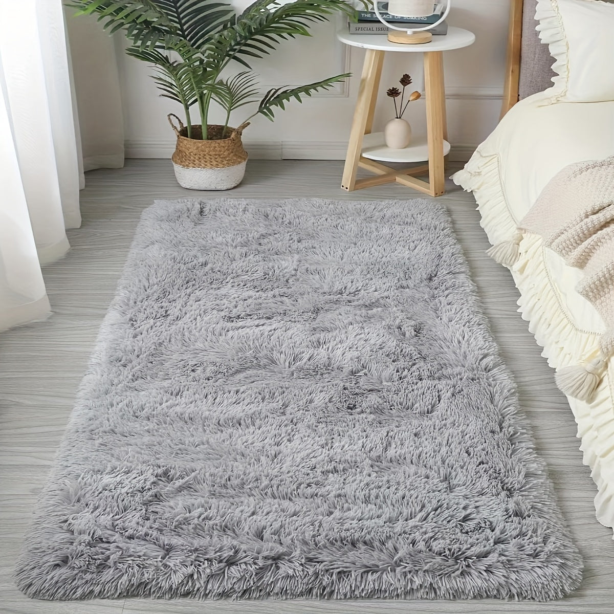 VelvetDream™ Luxe Shaggy Vloerkleed – Zacht & Antislip – Perfect voor Woonkamer & Slaapkamer