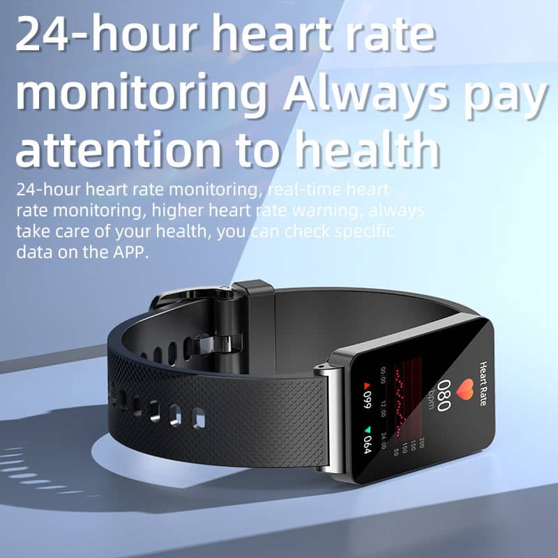 Sport Smart Armband met Bloedsuiker-, Bloeddruk-, Slaap- en Hartslagmonitoring