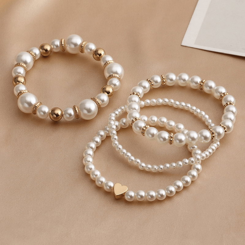 Evelora™ Parel Armband Set