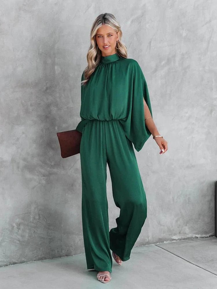 Bruna | Trendy Groene Jumpsuit