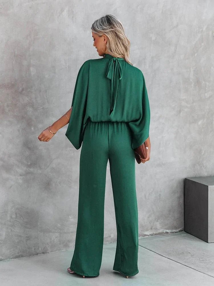 Bruna | Trendy Groene Jumpsuit