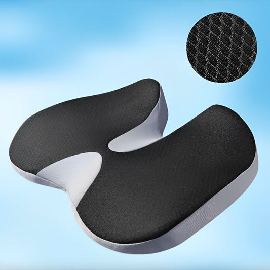 ErgoCush™ Memory Foam Autostoelkussen – Ergonomisch Zitcomfort & Pijnverlichting