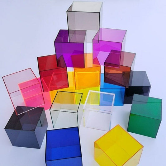 Kleurrijke Acryl Opbergdoos - Transparante Display Box