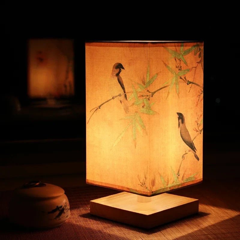 Japanse Tafellamp - Traditionele Sfeerlamp voor Zen Interieur