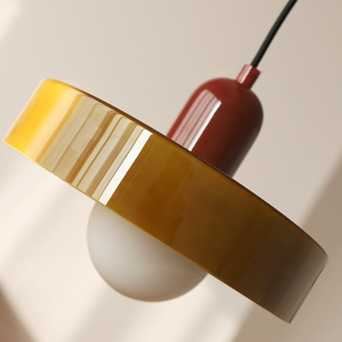 Bauhuis Glazen Hanglamp – Modern en Kleurrijk Design voor Woonkamer of Eetkamer