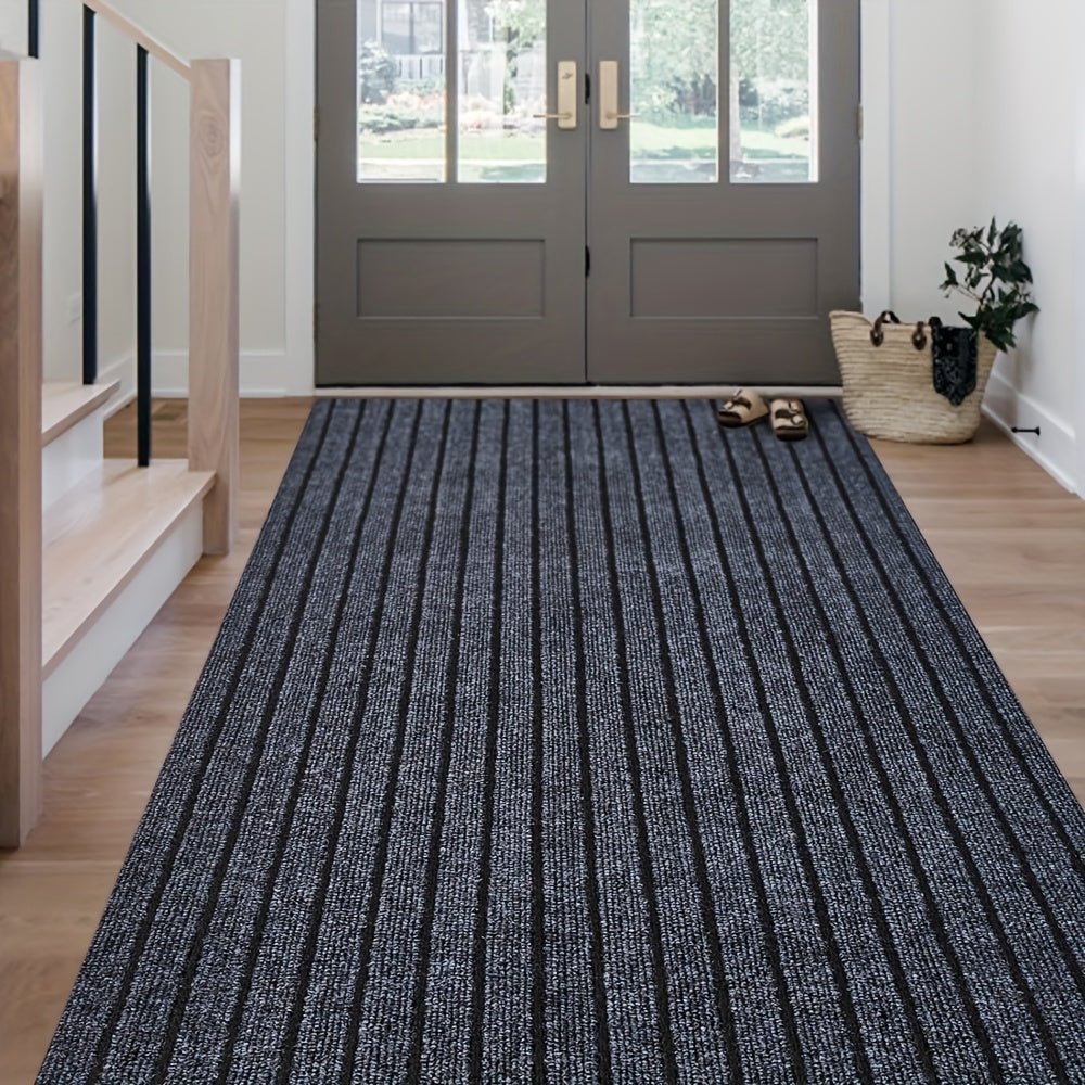 Anti-slip Loper Tapijt met Rubberen Onderkant – Perfect voor Hal, Wasruimte & Balkon – Duurzame Mat voor Binnen & Buiten