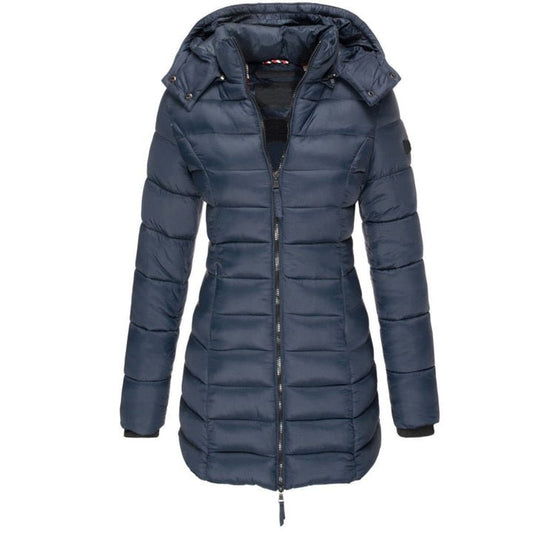 Sienna™ Comfortabele Dames Donzen Jas met Capuchon