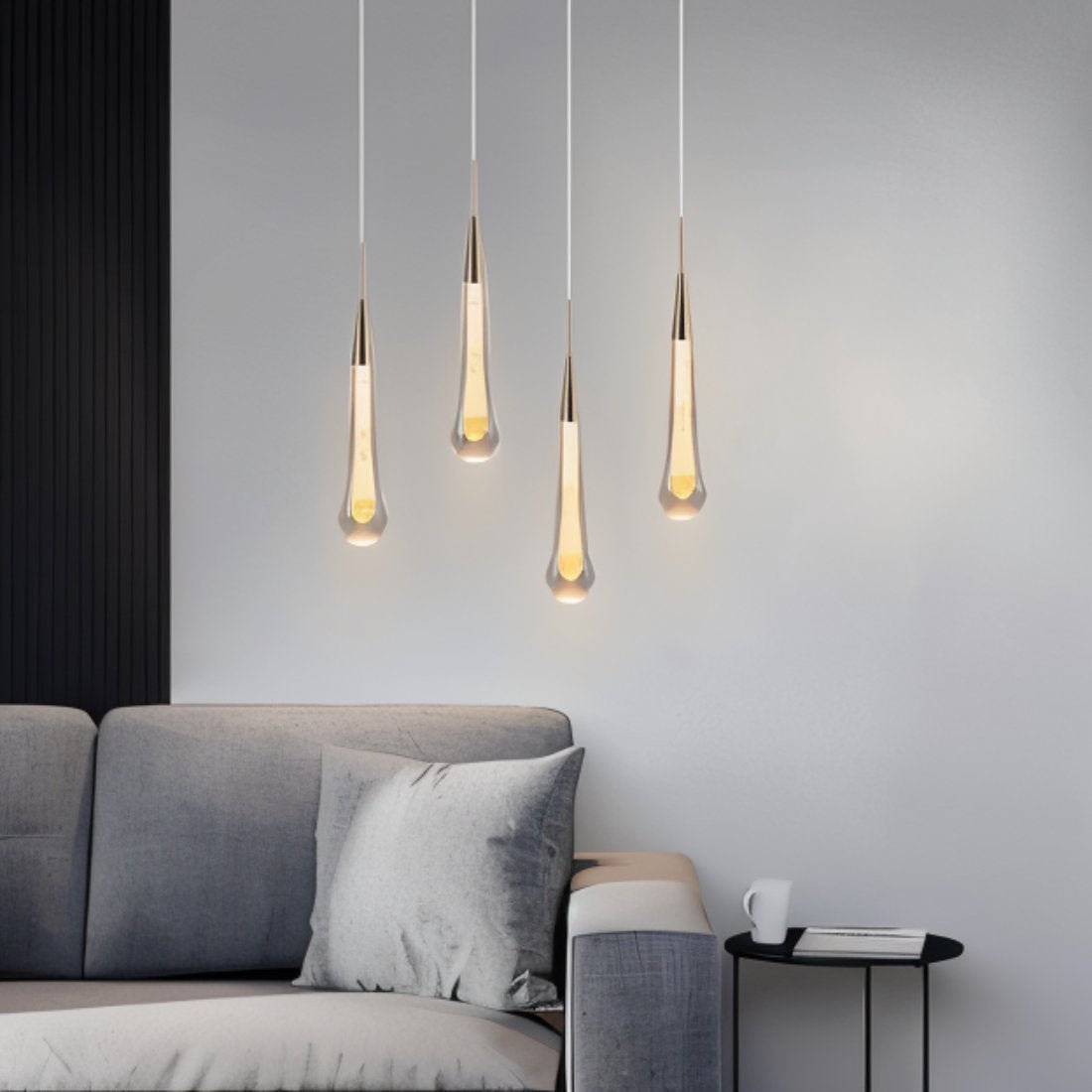 Moderne Hanglamp met Druppelontwerp – Verstelbare LED Plafondlamp voor Woonkamer en Slaapkamer