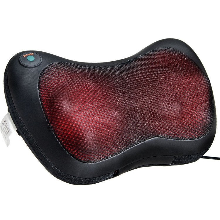 Relaxo Shiatsu Kussen Massager – Diepe Kneedmassage met Warmte voor Nek, Schouders en Rug