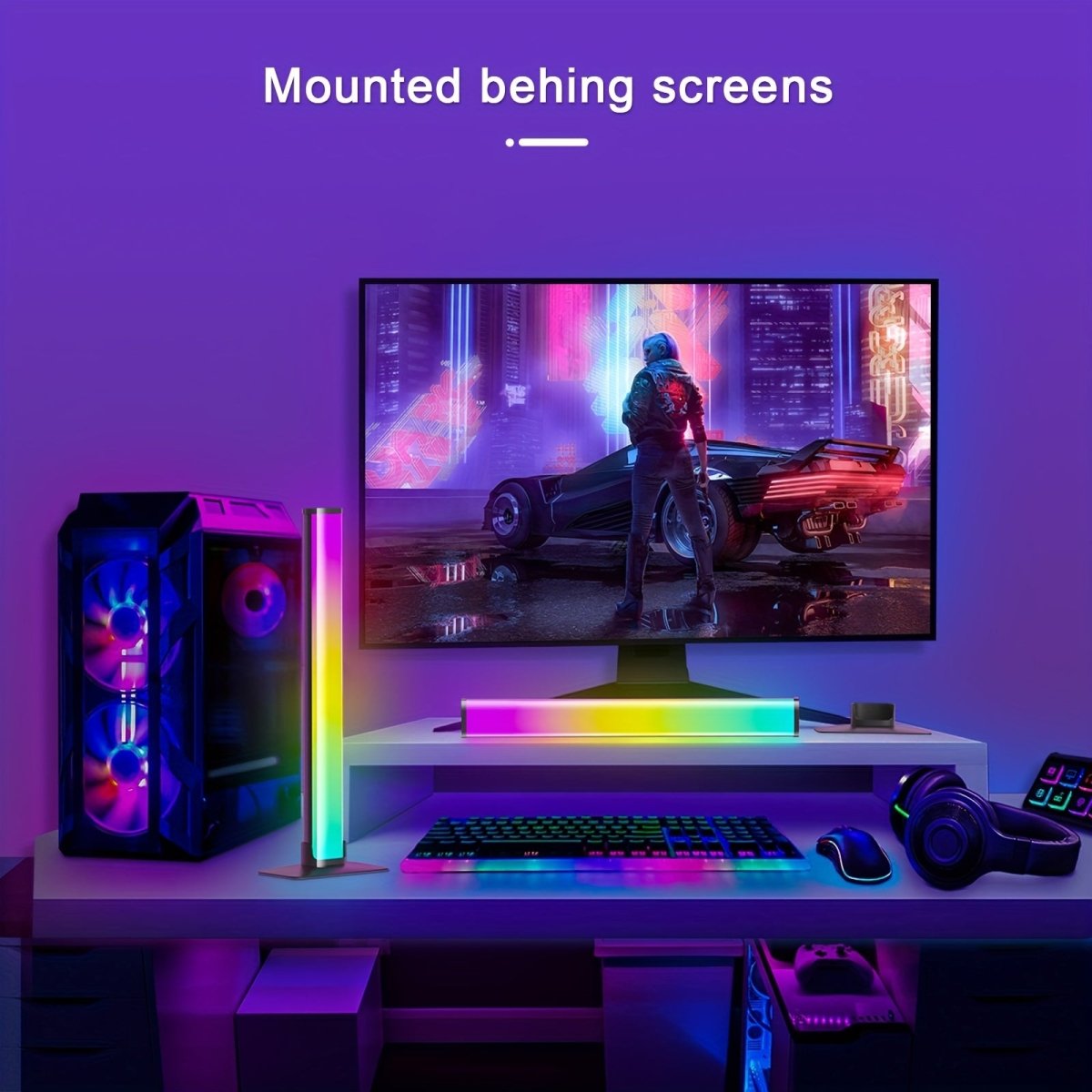 GlowSync™ LED Light Bars - Slimme Verlichting voor Monitoren en Gaming Setups