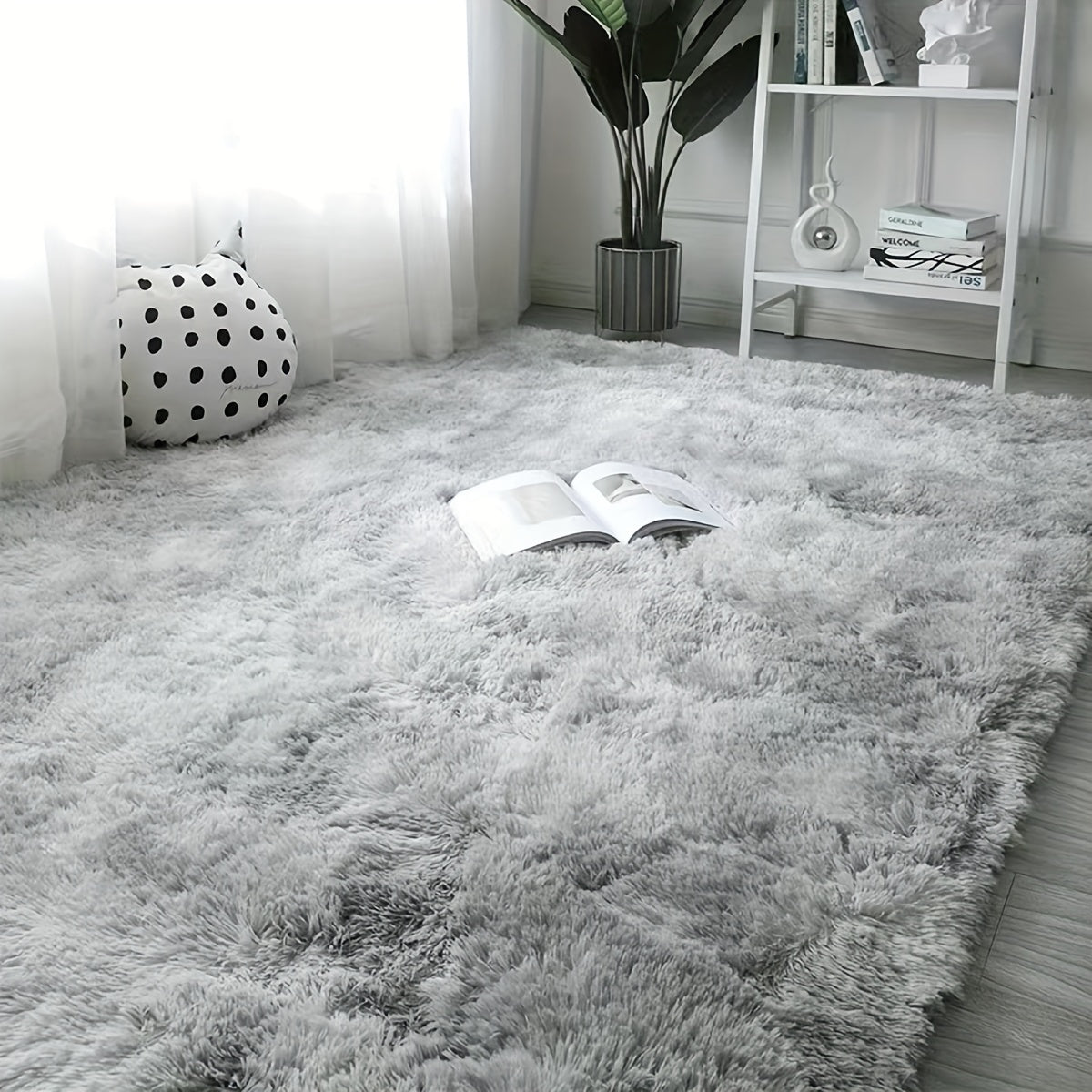 VelvetDream™ Luxe Shaggy Vloerkleed – Zacht & Antislip – Perfect voor Woonkamer & Slaapkamer